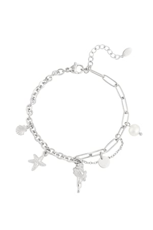 Link bracelet charms - Silver Color color h5 