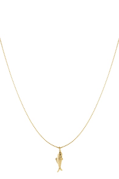 Edelstahl Lange Halsketten fisch Casual Täglich Einfache Serie frauen schmuck h5 
