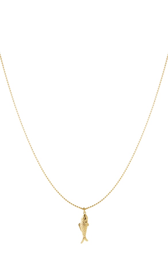 Edelstahl Lange Halsketten fisch Casual Täglich Einfache Serie frauen schmuck 2