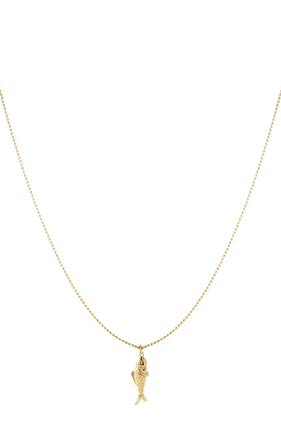 Edelstahl Lange Halsketten fisch Casual Täglich Einfache Serie frauen schmuck 
