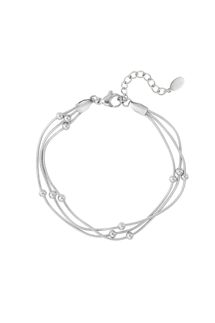 Bracelet with a twist - Silver Color color 