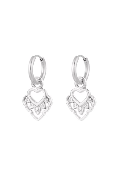 earrings heart with details h5 