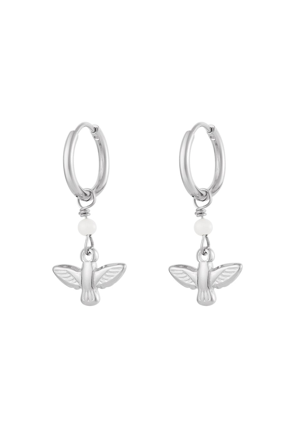 pendientes pájaro charm 