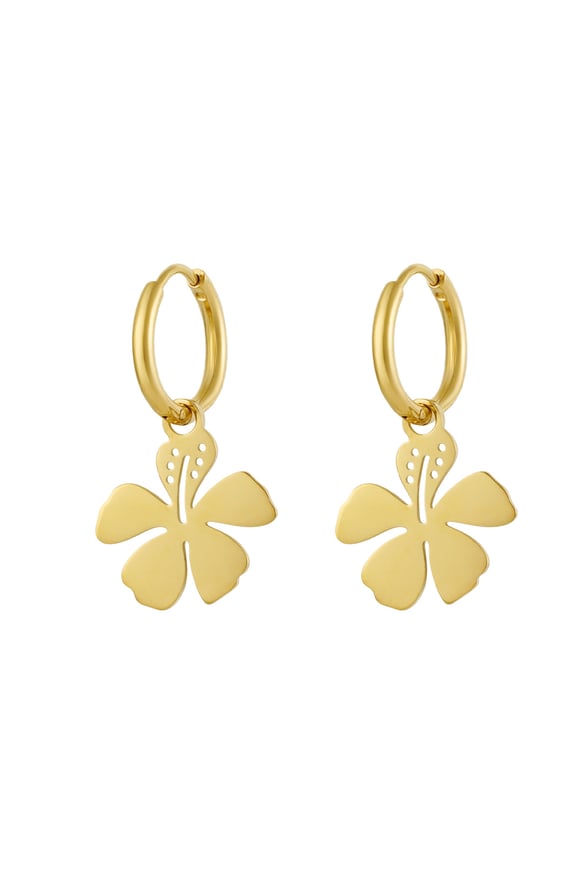 earrings flower charm 2