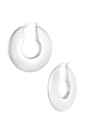 Earrings cut out - Silver Color color h5 