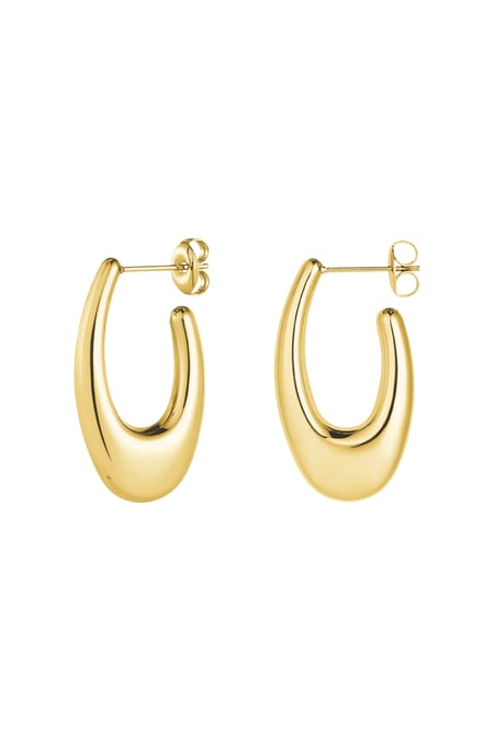 Earrings aesthetic - Gold color