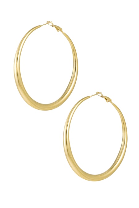 Basic earrings with variety - Gold color