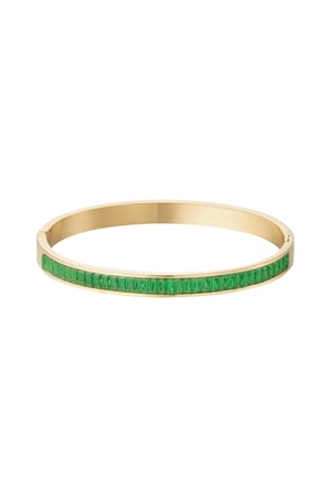 Slave bracelet stones - green h5 