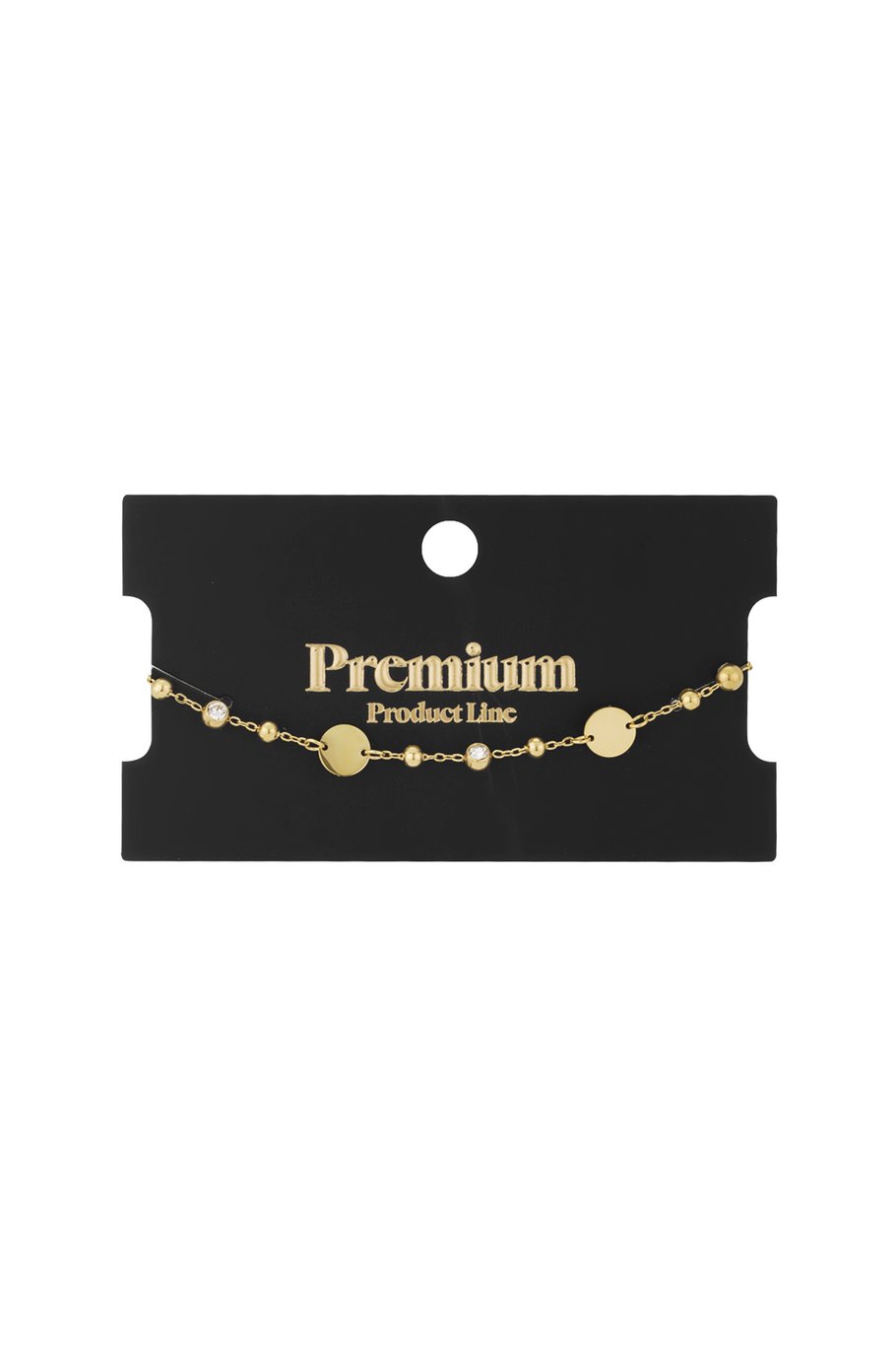 Round party bracelet with stones - Gold color Picture2
