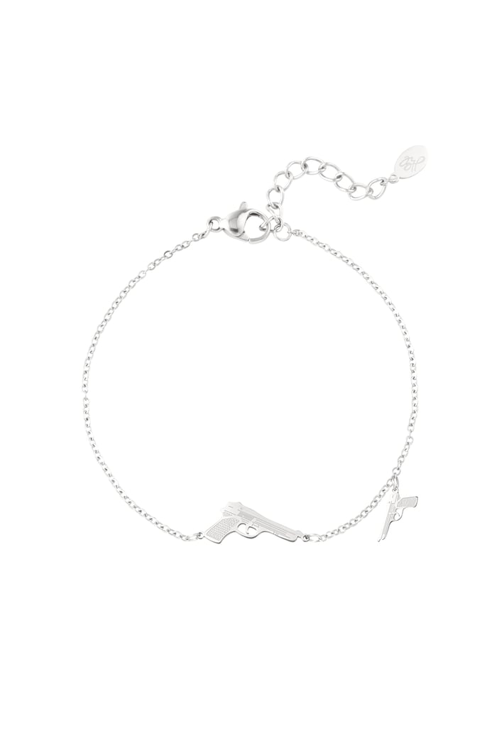 Bracelet 2 guns - Silver Color color 