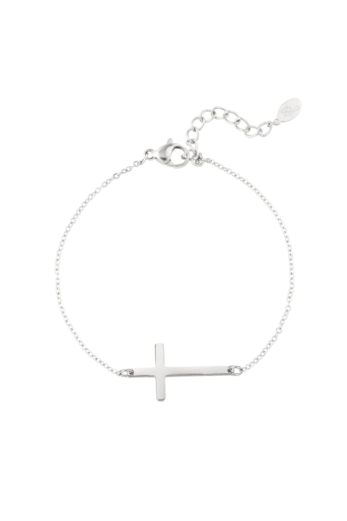 Bracelet cross - Silver Color color 