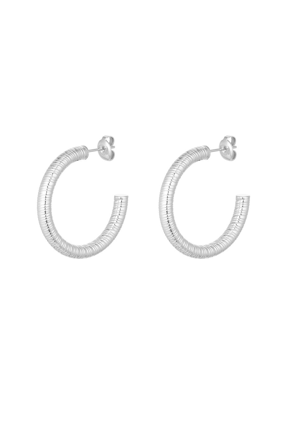 earrings striped print