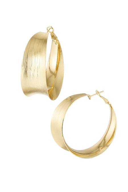 Holy hoop earrings - Gold color 2