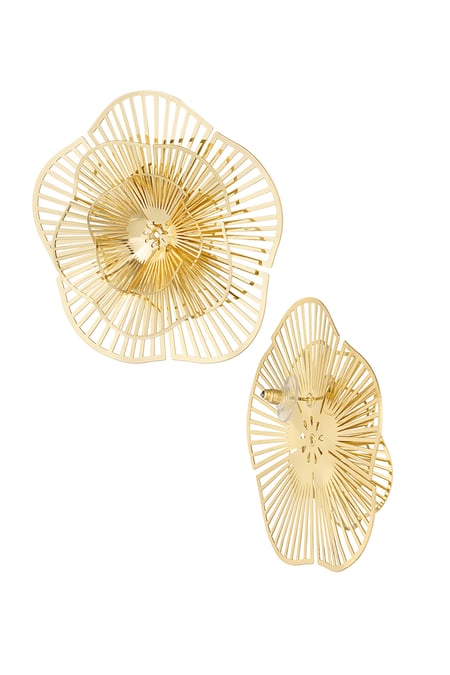 Earrings floral fiesta - Gold color