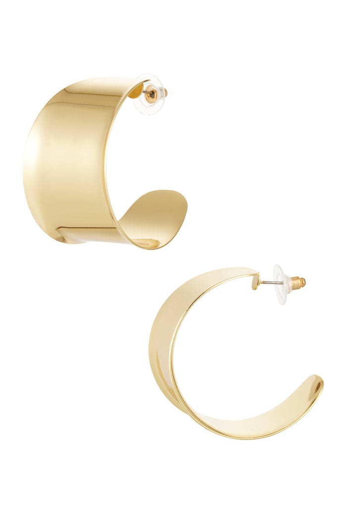 Aesthetic earrings - Gold color 