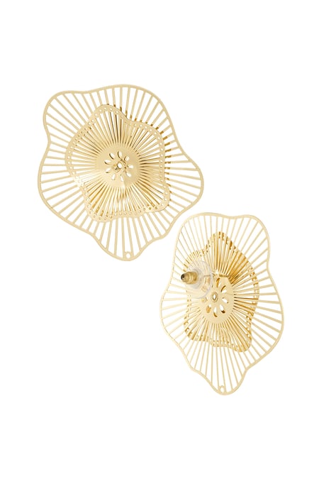 Earrings flower fiesta - Gold color 2