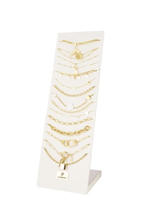 Bracelet display basic charms - Gold color h5 