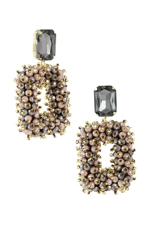 Earring glam party - camel h5 