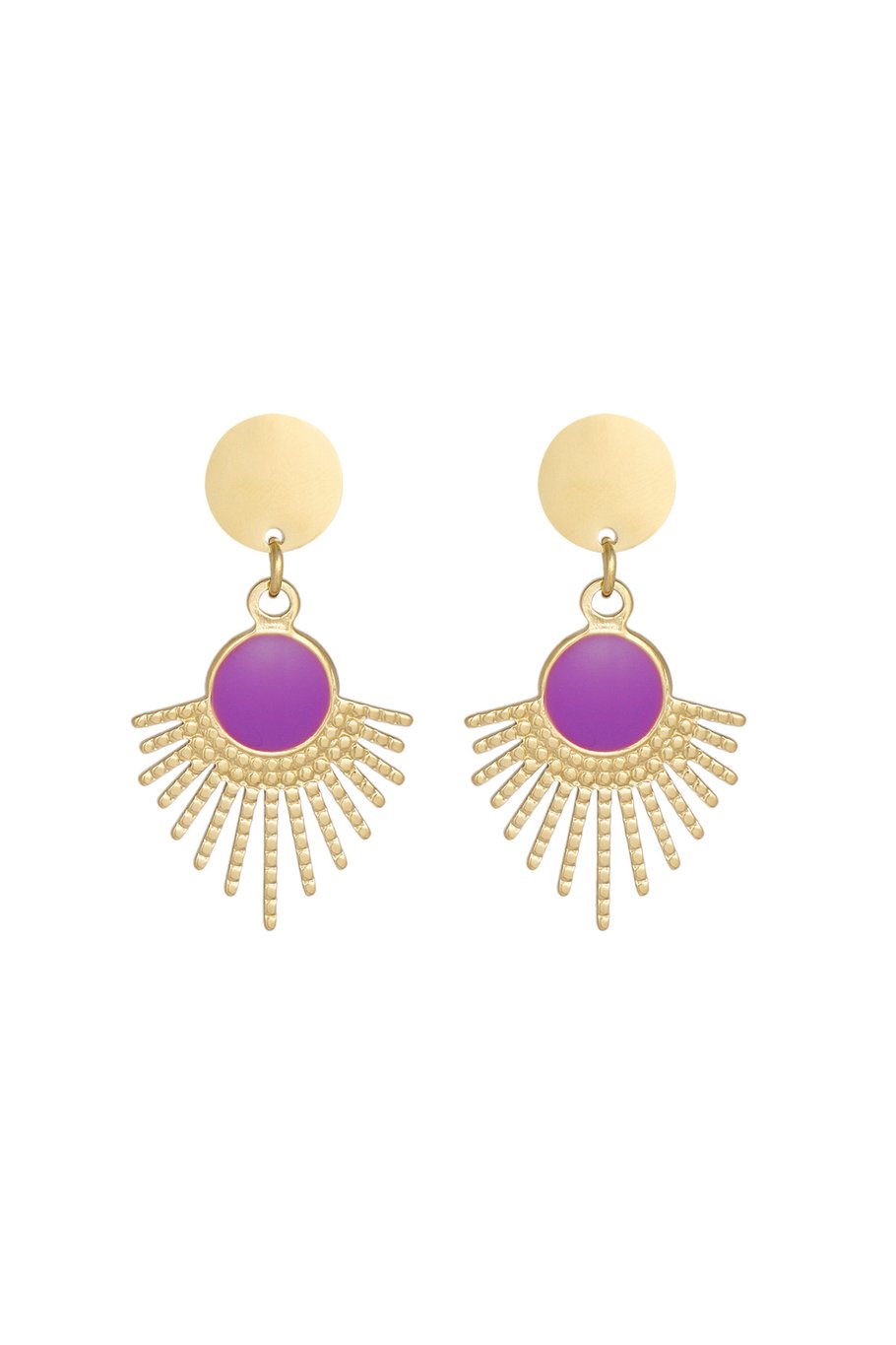 earrings secret soul - green