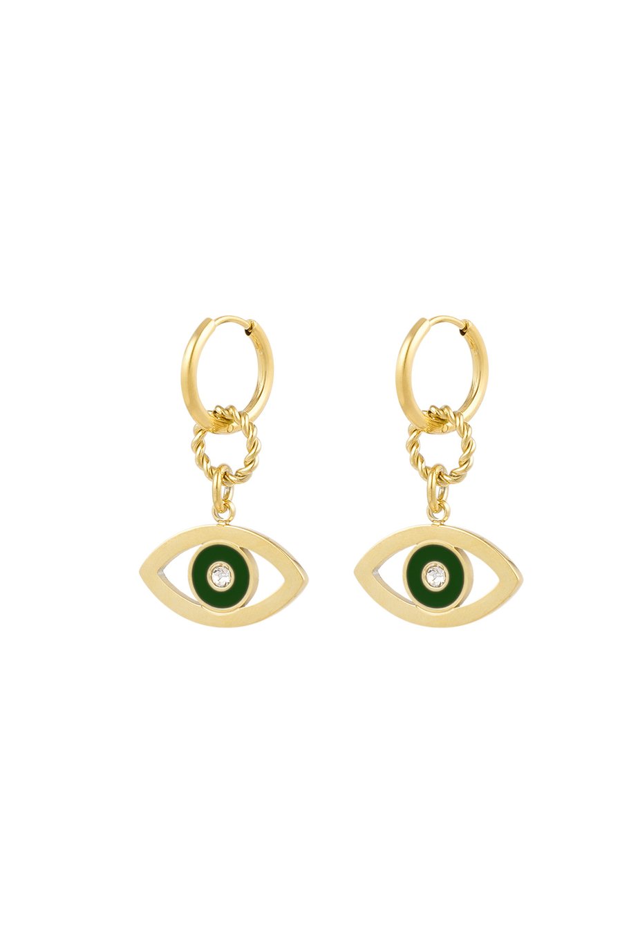 earrings eye want you - pink  