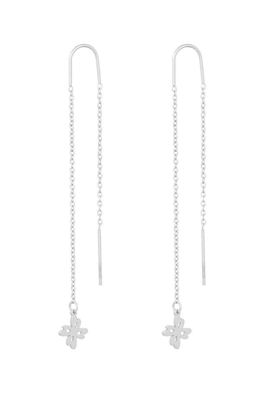 long clover earrings 