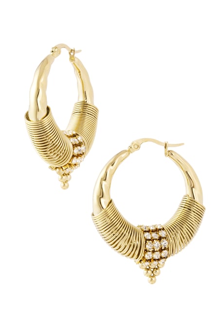 Earrings bohemian vibe - Gold color 2