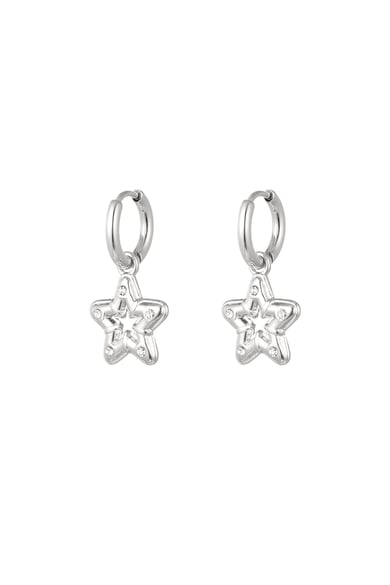 earrings star with stones h5 