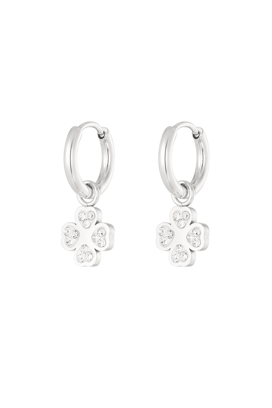 pendientes corazones trébol 