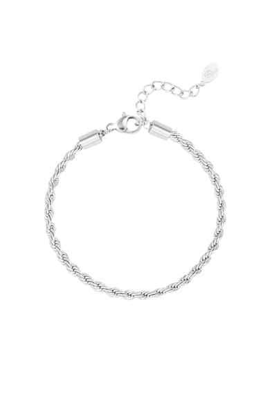bracelet turned jasseron - Gold color-3.0mm (Pack with plastic bag) h5 