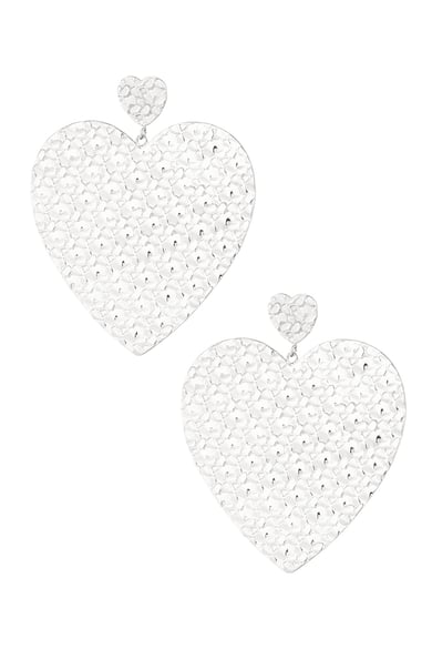 small heart earring with large heart pendant h5 