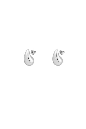 Drop earrings mini - Silver Color color h5 