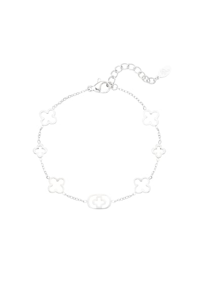 Classic bracelet with clover charms h5 