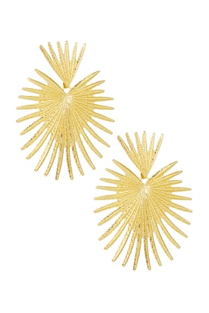 Earrings radiant - Gold color h5 