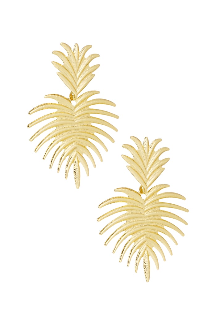 Festive earrings - Gold color 