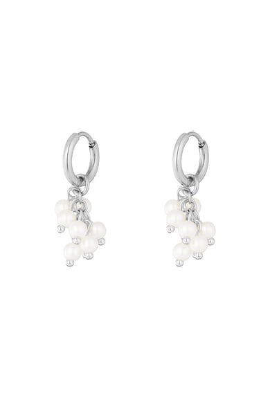 Ohrring mit Perlenspule – Goldfarbe - Goldfarbefarbe h5 