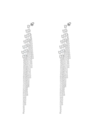 Oorbellen sparkly sparkle zilver - zirkoon koper h5 