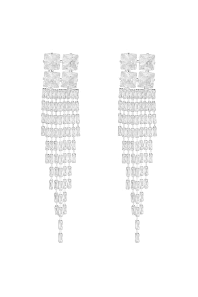 Earrings sparkly glam Gold Color - zircon copper h5 