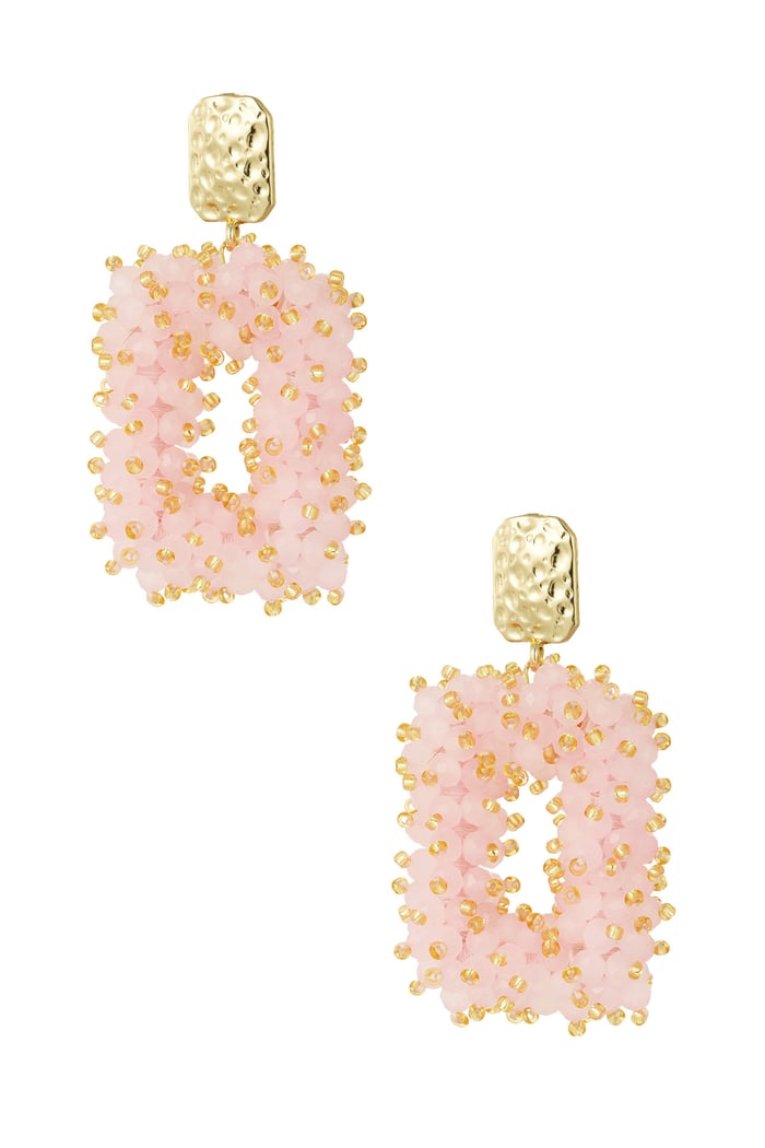 Coral earrings - pink 