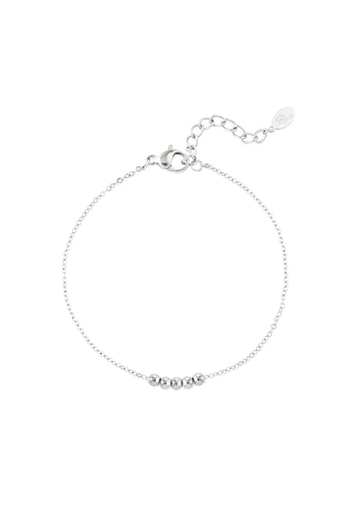 Klassisches Armband mit Perlen – Goldfarbe  - Goldfarbefarbe h5 