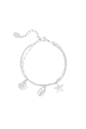 Armband mit Meeresanhängern – Silber h5 