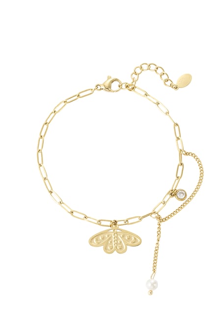 Pulsera ángel alado - Color dorado 2