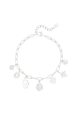 Charm-Armband „Heiliges Leben“ – Silber h5 