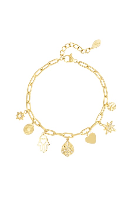 Holy life charm bracelet - Gold color 2