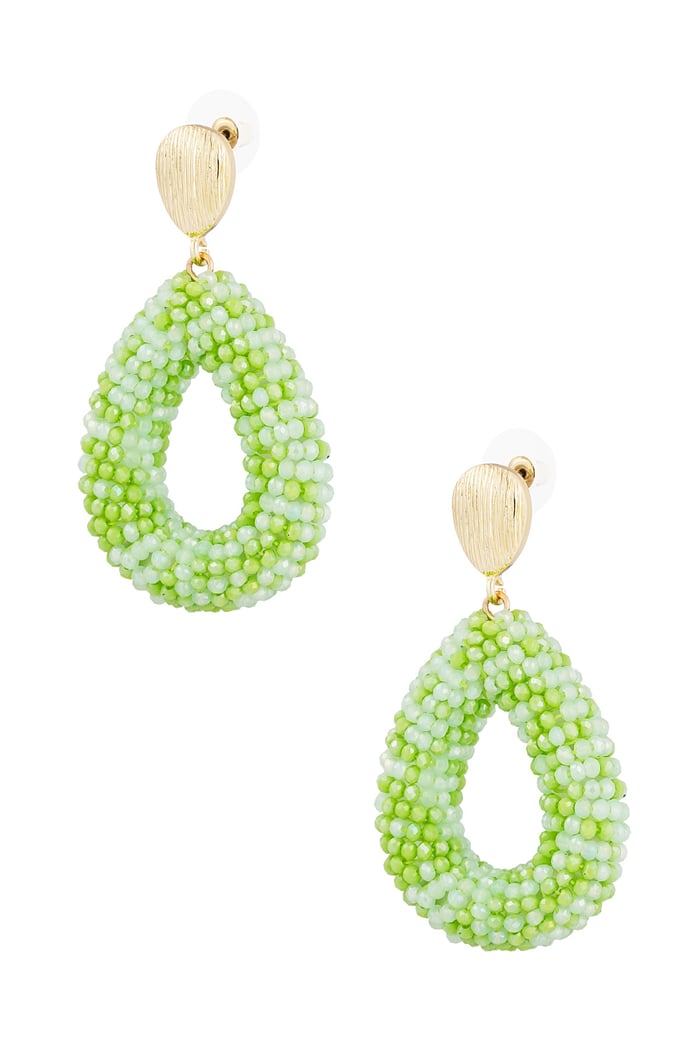 Discodip earring - green 