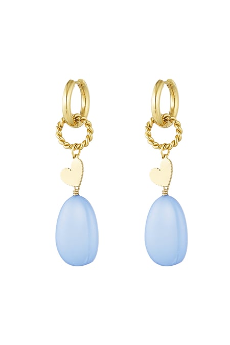 Earrings sea vibe - light blue 2