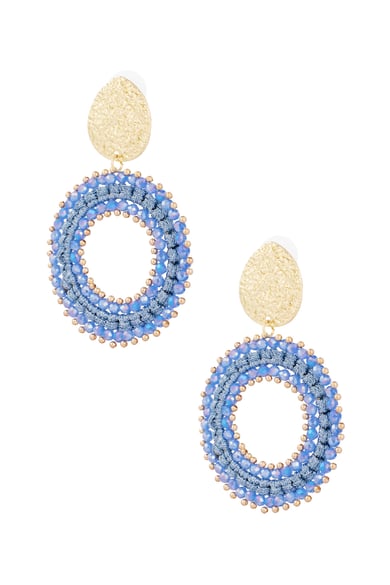 Statement-Ohrringe mit Ibiza-Vibe – blassrosa h5 
