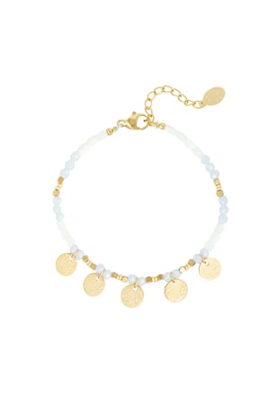 Bracelet free your mind - light blue h5 