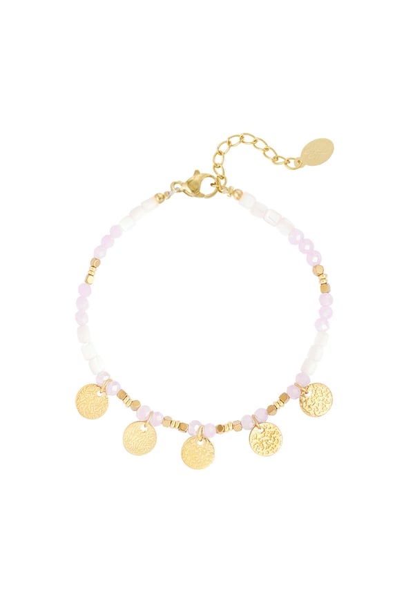 Bracelet libérez votre esprit - rose clair 2