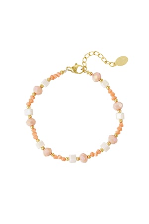 Armband Twisted Love – Orangegold h5 