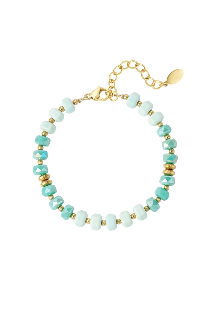 Armband bunt wickeln - mint 